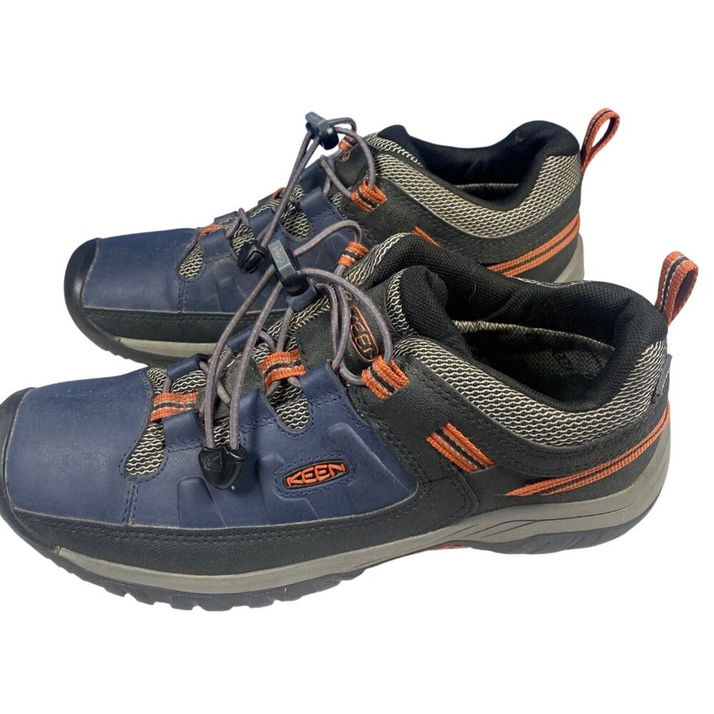 Keen Targhee Men's US 6 EU 38 Waterproof Hiking Shoes Sneakers Blue Orange - Picture 3 of 12
